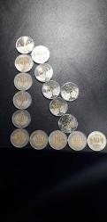 2009 - 2024 YILLARI ARASI FARKLI KONDİSYONLARDA 16 ADET 50 KURUŞ   FULL SET  TCM 5759