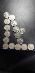 2009 - 2024 YILLARI ARASI FARKLI KONDİSYONLARDA 16 ADET 50 KURUŞ   FULL SET  TCM 5759
