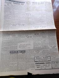 Cumhuriyet Gazetesi - 29 Mart 1946 - Konsey Gene Sallanıyor Mu Yazan Nadir Nadi Köşe Yazısı - Güvenlik Konseyi Dün Gizli Toplantı Yaptı - Mühim Bir Karar 510 Sayılı Kararname Yürürlülükten Kaldırıldı - Türkiye Irak Andlaşması Bugün İmza Ediliyor - Atom Casusluğu Amerika Hükümeti Tahkikatı Başlıyor - Hikmet Bayur Demokrat Partiye Girdi - Kaçak Yahudi Taşıyan Bir Türk Motoru İngilizler Tarafından Yakalandı - Yarın Akşam Yapılacak Altın Kemer Boks Maçları - İzmir At Yarışlarının İkinci Haftası - Tiyatro Şenliğinde Orta Oyunu Ve Tuluat Tekrarlanıyor - Büyük Matematikçiler Tercüme Edenler Ömer İnönü Cüneyt Akova İsmail İşmen Zübeyir Demirgüç - Miskinler Tekkesi Yazan Reşat Nuri Güntekin Yazı Dizisi - İran Meselesinin Geçirdiği Safhalar Yazan Ömer Rıza Doğrul Köşe Yazısı - Küçük Hikaye Kırkikindi Yağmurları Yazan Baki Süha Ediboğlu - Amcabey ve Havadisler Çizen Cemal Nadir - Bugünkü Radyo Programı -   Bulmaca - Borsa - Fazla Şişmanlığa Karşı Radyo Karbon Tabletleri - Tural Öksürüğü Keser