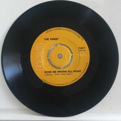 The Sweet / Co Co - Done Me Wrong All Right / Turkey 1971 / 45'lik / *pop rock*