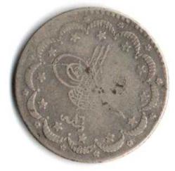 Osmanlı İmparatorluğu II.Abdülhamid 1293/16 İstanbul 5 Kuruş Gümüş (Om0020)