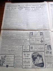 Cumhuriyet Gazetesi - 6 Şubat 1947 - Tuna Davasında Rusya Ve Anglo Saksonlar Köşe Yazısı - Arap Memleketleriyle Olan Münasebetlerimiz - Dışişleri Bakanı Hasan Saka'nın Demeci - Von Papen Nazileri Temizleme Mahkemesinde Fotoğraf - Dünya Kanunu - CHP Partisi İl Kongresi Karşısında Demokratlar - Hilmi Uran - CHP İl Kongresi Dün Nihayet Verdi - Halk Partisi Basınının Mareşal Fevzi Çakmak İçin Neşriyatı - Türk Filmciliği Himaye Edilmelidir Yazan Abidin Daver Köşe Yazısı - Türkiye'de Claude Bernard Felsefesi ve Tesirleri Yazan Profesör Ziyaeddin Fahri Fındıkoğlu - Milli Eğitim Bakanı Reşad Şemseddin Sirer Sanat Enstitüsünü Gezdi - Bir Türk Filmi Sonsuz Acı Oynayanlar Behzat Budak Şaziye Moral Taksim Sinemasında - İstanbul Şehrinin İradesi Yazan Burhan Felek Köşe Yazısı - Limanımıza Gelen Ve Giden Vapurlar - Bugünkü Radyo Programı - Bulmaca - Diş Tabibi Ferid Arcan - İstanbul Belediyesi Şehir Tiyatroları Programı - Muammer Karaca Opereti - K. B. İngiliz Bataryaları Radyoları Gelmiştir