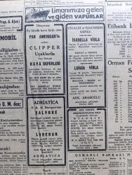 Cumhuriyet Gazetesi - 6 Şubat 1947 - Tuna Davasında Rusya Ve Anglo Saksonlar Köşe Yazısı - Arap Memleketleriyle Olan Münasebetlerimiz - Dışişleri Bakanı Hasan Saka'nın Demeci - Von Papen Nazileri Temizleme Mahkemesinde Fotoğraf - Dünya Kanunu - CHP Partisi İl Kongresi Karşısında Demokratlar - Hilmi Uran - CHP İl Kongresi Dün Nihayet Verdi - Halk Partisi Basınının Mareşal Fevzi Çakmak İçin Neşriyatı - Türk Filmciliği Himaye Edilmelidir Yazan Abidin Daver Köşe Yazısı - Türkiye'de Claude Bernard Felsefesi ve Tesirleri Yazan Profesör Ziyaeddin Fahri Fındıkoğlu - Milli Eğitim Bakanı Reşad Şemseddin Sirer Sanat Enstitüsünü Gezdi - Bir Türk Filmi Sonsuz Acı Oynayanlar Behzat Budak Şaziye Moral Taksim Sinemasında - İstanbul Şehrinin İradesi Yazan Burhan Felek Köşe Yazısı - Limanımıza Gelen Ve Giden Vapurlar - Bugünkü Radyo Programı - Bulmaca - Diş Tabibi Ferid Arcan - İstanbul Belediyesi Şehir Tiyatroları Programı - Muammer Karaca Opereti - K. B. İngiliz Bataryaları Radyoları Gelmiştir