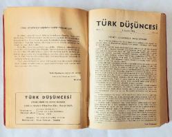 TÜRK DÜŞÜNCESİ Aylık Fikir ve Kültür Dergisi / Ayda Bir Çıkar, 1953 - 1954, Sayı: 1 - 10 [10 ADET]