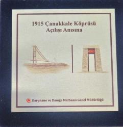 1915 Çanakkale Köprüsü Polimer Gümüş Hatıra Parası