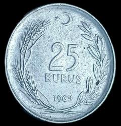 1969 25 Kuruş