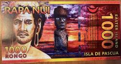 EASTER  İSLAND 1000 RONGO 2011 ÇİL.FANTAZİ KAĞIT  RESİMDEKİ ÜRÜN