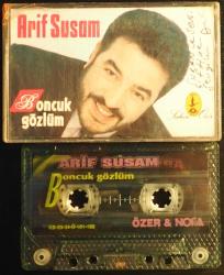 ARİF SUSAM BONCUK GÖZLÜM İMZALI KASET(DEPO MALIDIR , DENENMEMİŞTİR HALİYLE)