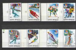 Romanya 1992 - Albertville Kış  Olimpiyatları Temalı Seri  - Spor -  MNH - Damgasız