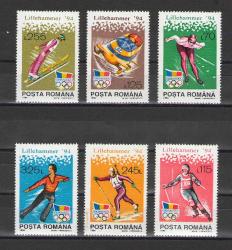 Romanya 1994 - Lillehammer Kış  Olimpiyatları Temalı Seri  - Spor -  MNH - Damgasız