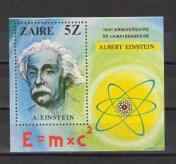 Zaire 1980 -Einstein'ın Doğumunun 100. Yılı  - MNH - Damgasız