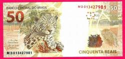 Brazil 50 Reais ND 2010 (2019) P-256 UNC (TK 17 502) ÇİL