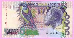 Saint Thomas & Prince 5.000 Dobras 1996 p65b UNC ÇİL