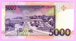 Saint Thomas & Prince 5.000 Dobras 1996 p65b UNC ÇİL