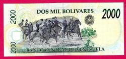 Venezuela 2000 Bolivares 06 August 1998, UNC, P-77c (TK 17 508) ÇİL