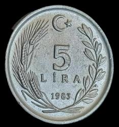 1983 5 Lira Çil Aliminyum