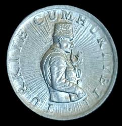 1982 10 Lira Çil Aliminyum