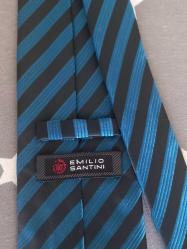 EL YAPIMI KRAVAT EMİLİO SANTİNİ. KONDİSYON YÜKSEK KOLEKSİYONLUK