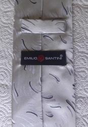 EL YAPIMI KRAVAT EMİLİO SANTİNİ. KONDİSYON YÜKSEK KOLEKSİYONLUK.