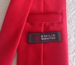 EL YAPIMI KRAVAT EMİLİO SANTİNİ. KONDİSYON YÜKSEK KOLEKSİYONLUK
