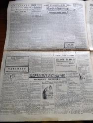 Cumhuriyet Gazetesi - 6 Nisan 1947 - Bugün Yazan Nadir Nadi Köşe Yazısı - Dört İlde Seçim Bugün Yapılıyor - Demokratların İzmir Mitingi Dün Yapıldı - Celal Bayar'ın Nutku 69 Dakika Sürdü - Mitingde Tahminden Az Olarak 20,000 Kişi Bulundu Hadise Olmadı - Celal Bayar'ın Recep Peker'e Cevapları - Türkiye Ve Yunanistan'a Yapılacak Yardım Hakkında Amerikan Dışişleri Bakanlığının Verdiği İzahat - Fenerbahçe Vefa'yı Dün 3 1 Mağlup Etti Fotoğraf - Yunan Kralı George'in Cenaze Töreni - Başkan Truman'ın Yeni Bir Hitabesi - Türkiye Ve Dünya Maraton Müsabakası Yazan Ahmed Halil - Haftanın Şakaları Yazan Burhan Felek - Aşk Uyanınca Nakleden Hamdi Varoğlu Yazı Dizisi - Safiye Ayla Mustafa Çağlar Suzan Yakar Ve Hamiyet Yüceses Pangaltı İnci Sinemasında - Albayrak Hububat Unları - Bayrak Milliyetçi Türk Gençliğinin Gazetesi - Çapa Sahlebi Enerji Sağlar - Aga Radyoları - Bugünkü Radyo Programı - Bulmaca - Borsa - Haşeratlara Karşı Didit - Arda Traş Bıçağı