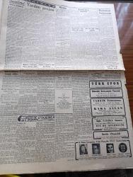 Cumhuriyet Gazetesi - 6 Nisan 1947 - Bugün Yazan Nadir Nadi Köşe Yazısı - Dört İlde Seçim Bugün Yapılıyor - Demokratların İzmir Mitingi Dün Yapıldı - Celal Bayar'ın Nutku 69 Dakika Sürdü - Mitingde Tahminden Az Olarak 20,000 Kişi Bulundu Hadise Olmadı - Celal Bayar'ın Recep Peker'e Cevapları - Türkiye Ve Yunanistan'a Yapılacak Yardım Hakkında Amerikan Dışişleri Bakanlığının Verdiği İzahat - Fenerbahçe Vefa'yı Dün 3 1 Mağlup Etti Fotoğraf - Yunan Kralı George'in Cenaze Töreni - Başkan Truman'ın Yeni Bir Hitabesi - Türkiye Ve Dünya Maraton Müsabakası Yazan Ahmed Halil - Haftanın Şakaları Yazan Burhan Felek - Aşk Uyanınca Nakleden Hamdi Varoğlu Yazı Dizisi - Safiye Ayla Mustafa Çağlar Suzan Yakar Ve Hamiyet Yüceses Pangaltı İnci Sinemasında - Albayrak Hububat Unları - Bayrak Milliyetçi Türk Gençliğinin Gazetesi - Çapa Sahlebi Enerji Sağlar - Aga Radyoları - Bugünkü Radyo Programı - Bulmaca - Borsa - Haşeratlara Karşı Didit - Arda Traş Bıçağı