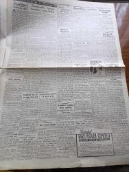 Cumhuriyet Gazetesi - 10 Nisan 1947 - Dünya Devleti Yazan Nadir Nadi Köşe Yazısı - İngiltere'den Beşyüz Av Uçağı Satın Aldık - Uçaklar 12lik Filolar Halinde Türkiye'ye Gönderiliyor - Müdafaa Uçaklarının Satın Alınması Başkan Truman'ın Yardım Teklifiyle Alakalı - Demokratlar Kanun Tasarıları Hazırlandılar - Celal Bayar Ve Arkadaşları Bergama Haricinde Kendilerini Karşılayan Halkla Beraber - De Gaulle'ün Teşebbüsü Akisler Uyandırdı - Güreşçilerimiz Avrupa Grekoromen Güreş Şampiyonası İçin Prag'a Gitti - Türkiye'nin En Büyük Milli Sendikası Kömür İşçileri Sendikasının Kongresi Dün Yapıldı - Türk Güreşi Kurddereli Ve Atatürk Yazan İsmail Habib Sevük - İki Yetime Filmi Saray Ve İnci Sinemasında - Vehbi Koç'un Konferansı - Buffalo Bill İpek Sinemasında - Safiye Ayla Mustafa Çağlar Suzan Yakar Ve Hamiyet Yüceses Pangaltı İnci Sinemasında - Otomobil İmparatoru Henry Ford'un Ölümü - Vanderberg'in Nutku Yazan Ömer Rıza Doğrul - Parker 51 Dolma Kalem - Ardath Saatleri - Bugünkü Radyo Programı