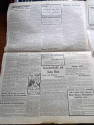Cumhuriyet Gazetesi - 11 Nisan 1947 - İyi Bir Barış Yazan Nadir Nadi Köşe Yazısı - Amerikan Yardımının Gayesi İfşa Edildi - Amerika Ayanında Dün Hedefin Rus İlerlemesini Durdurmak Olduğu Bildirildi - Dün Güvenlik Konseyinde Yardım İçin Şiddetli Tartışmalar Oldu - Celal Bayar Ve Adnan Menderes'in İzmir'den Hareketlerine Ait Fotoğraf - Memleketimize Gelen Amerikalı Profesör Ruslarla Anlaşmak Andlaşma İle Olamaz Dedi - Seçimler Arifesinde Çakırbeyli Demokrat Parti Başkanı Mehmet Budaklıyı Kim Öldürdü - Atina'da İki Türk Sanatkarı Orhan Borar Ve Mithat Fenmen'in Konseri - Dünyada Neler Oluyor - İngiltere'den Aldığımız 500 Uçağın Vasıfları Yazan Abidin Daver Köşe Yazısı - Bir Facia Karşı Yazan Ömer Rıza Doğrul Köşe Yazısı - Ben Kimin Yazan Burhan Felek - Marshall Stalin İle Görüşmeye Çalışacak - Ali Şir Nevai Hakkında Güzel Bir Konferans - İzmir Yarışlarının Üçüncü Hafta Programı - Cennette Bir Gece Kadıköy Opera Sinemasında - Milli Piyango 23 Nisan Çekilişi - Songster 1 İğne 10 Plak Çalar