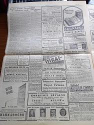 Cumhuriyet Gazetesi - 16 Nisan 1947 - Avrupa İki Cepheye Ayrılacak Mı - Devlet İktisadi Teşekkürleri İçin Mühim Kararlar - Moskova Konferansını Kurtarabilmek İçin General Marshall Dün Akşam Saat 20 de Stalin'le Görüştü - Celal Bayar Dün İstanbul'a Geldi - Fransa'da De Gaulle'ün Partisi - Celal Bayar Haydarpaşadan İstanbul'a Geçerken Motorda Fotoğraf - Afyon Belediye Seçimleri - İstanbul Tüccar Derneği İlk Toplantısını Yaptı Fotoğraf- Türkiye'nin İngiltere'deki Sel Felaketzedelerine Yardımı - Güreşçilerimiz Neden Pragda Üçüncü Oldular - Ceza Kanunu Vodvil 3 Perde Şehir Komedi Tiyatrosunda - Adak Yazan Kemal Ragıp Yazı Dizisi - Dış Hatlar Yazan Burhan Felek Köşe Yazısı - Safiye Ayla Ve Hamiyet Yüceses Pangaltı İnci - Yeni Vatan Marmara Sinemasında - Büyük Doğu Mecmuası - Türkiye İş Bankası - İstanbul Gazeteciler Cemiyeti Büyük Eşya Piyangosu - Renault Otomobil Kamyon Otobüs - Bugünkü Radyo Programı - Star Traş Bıçağı