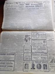 Cumhuriyet Gazetesi - 19 Nisan 1947 - Çarlık Emperyalizmi Tehlikesi Köşe Yazısı - Halk Partisinde Seçim Kanununu Tadil Etme Temayülleri - Churchill'in Rusya'ya Dair Mühim Bir Nutku - Amerikan Yardımı Ayanda Projenin Görüşülmesine Başlandı - Ankara'ya Gelen İngiliz Saylavları - Fuat Köprülü Ve Yusuf Kemal Tengirşek Fotoğraf - Muhtar Seçimi - Şevki Koru Amerika'da - Bostonda Bugün Yapılacak Maratonda Müsabakası - İstanbul Belediyesinde Lüks Merakı - Afyon Belediye Seçimi Ve Demokratlar - Adalet Sarayı İçin Müsabaka Açılıyor - Türk Güreşi Kendi Ağzından Kurdderelinin Hayatı Yazanlar İsmailoğlu Habib Sevük - Hamiyet Yüceses Ve Selahattin Pınar Taksim Kristal Salonunda - Milli Kalkınma Partisinin Kongresi Devam Ediyor - Sana Tapıyorum Üsküdar Sunar Sinemasında - Filistin Tehlikesi Yazan Ömer Rıza Doğrul Köşe Yazısı - Adak Yazan Kemal Ragıp Yazı Dizisi - Galatasaray Vefa Takımları Şeref Stadında Karşılaşıyor - Heligoland Adası Havaya Uçuruldu - Bugünkü Radyo Programı - Bulmaca