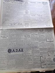 Cumhuriyet Gazetesi - 19 Nisan 1947 - Çarlık Emperyalizmi Tehlikesi Köşe Yazısı - Halk Partisinde Seçim Kanununu Tadil Etme Temayülleri - Churchill'in Rusya'ya Dair Mühim Bir Nutku - Amerikan Yardımı Ayanda Projenin Görüşülmesine Başlandı - Ankara'ya Gelen İngiliz Saylavları - Fuat Köprülü Ve Yusuf Kemal Tengirşek Fotoğraf - Muhtar Seçimi - Şevki Koru Amerika'da - Bostonda Bugün Yapılacak Maratonda Müsabakası - İstanbul Belediyesinde Lüks Merakı - Afyon Belediye Seçimi Ve Demokratlar - Adalet Sarayı İçin Müsabaka Açılıyor - Türk Güreşi Kendi Ağzından Kurdderelinin Hayatı Yazanlar İsmailoğlu Habib Sevük - Hamiyet Yüceses Ve Selahattin Pınar Taksim Kristal Salonunda - Milli Kalkınma Partisinin Kongresi Devam Ediyor - Sana Tapıyorum Üsküdar Sunar Sinemasında - Filistin Tehlikesi Yazan Ömer Rıza Doğrul Köşe Yazısı - Adak Yazan Kemal Ragıp Yazı Dizisi - Galatasaray Vefa Takımları Şeref Stadında Karşılaşıyor - Heligoland Adası Havaya Uçuruldu - Bugünkü Radyo Programı - Bulmaca