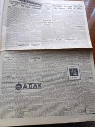 Cumhuriyet Gazetesi - 20 Nisan 1947 - Rusya'ya Karşı Uysal Mı Metin Mi Davranmalı Yazan Abidin Daver Köşe Yazısı - Moskova Konferansında Bir Karar Verilemedi - Hasan Ali Yücel ile Kenan Öner Davası - İzmir Gençliği Komünizm Aleyhinde Miting Yaptı - Senirkent Davasına Devam Edildi - Türk Hekimlerinin En Yaşlısı Doktor Hacı Nuri Canbakan İçin Tören Fotoğraf - Galatasaray İle Vefa Dün Berabere Kaldılar - Bostondaki Maraton Müsabakası - Haftanın Şakaları Yazan Burhan Felek Köşe Yazısı - Fransız İlminin Büyük Bir Kaybı Yazan Profesör Mustafa Şekib Tunç - Tramvaydan Atlamanın Cezası - Adak Yazan Kemal Ragıp Yazı Dizisi - Farsça Türkçe Lügat - Kaplan Kadın Bugün Elhamra'da - Hamiyet Yüceses Salahaddin Pınar Taksim Kristal Salonunda - Suçsuz Mahkum Bugün Şark Sinemasında - Amerika'nın ve Dünyanın En Mükemmel Sinema Cihazı Singlex - Bugünkü Radyo Programı - Bulmaca - Good Year Lastikleri - Derman Kaşeleri