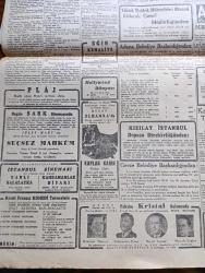 Cumhuriyet Gazetesi - 20 Nisan 1947 - Rusya'ya Karşı Uysal Mı Metin Mi Davranmalı Yazan Abidin Daver Köşe Yazısı - Moskova Konferansında Bir Karar Verilemedi - Hasan Ali Yücel ile Kenan Öner Davası - İzmir Gençliği Komünizm Aleyhinde Miting Yaptı - Senirkent Davasına Devam Edildi - Türk Hekimlerinin En Yaşlısı Doktor Hacı Nuri Canbakan İçin Tören Fotoğraf - Galatasaray İle Vefa Dün Berabere Kaldılar - Bostondaki Maraton Müsabakası - Haftanın Şakaları Yazan Burhan Felek Köşe Yazısı - Fransız İlminin Büyük Bir Kaybı Yazan Profesör Mustafa Şekib Tunç - Tramvaydan Atlamanın Cezası - Adak Yazan Kemal Ragıp Yazı Dizisi - Farsça Türkçe Lügat - Kaplan Kadın Bugün Elhamra'da - Hamiyet Yüceses Salahaddin Pınar Taksim Kristal Salonunda - Suçsuz Mahkum Bugün Şark Sinemasında - Amerika'nın ve Dünyanın En Mükemmel Sinema Cihazı Singlex - Bugünkü Radyo Programı - Bulmaca - Good Year Lastikleri - Derman Kaşeleri