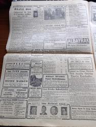 Cumhuriyet Gazetesi - 20 Nisan 1947 - Rusya'ya Karşı Uysal Mı Metin Mi Davranmalı Yazan Abidin Daver Köşe Yazısı - Moskova Konferansında Bir Karar Verilemedi - Hasan Ali Yücel ile Kenan Öner Davası - İzmir Gençliği Komünizm Aleyhinde Miting Yaptı - Senirkent Davasına Devam Edildi - Türk Hekimlerinin En Yaşlısı Doktor Hacı Nuri Canbakan İçin Tören Fotoğraf - Galatasaray İle Vefa Dün Berabere Kaldılar - Bostondaki Maraton Müsabakası - Haftanın Şakaları Yazan Burhan Felek Köşe Yazısı - Fransız İlminin Büyük Bir Kaybı Yazan Profesör Mustafa Şekib Tunç - Tramvaydan Atlamanın Cezası - Adak Yazan Kemal Ragıp Yazı Dizisi - Farsça Türkçe Lügat - Kaplan Kadın Bugün Elhamra'da - Hamiyet Yüceses Salahaddin Pınar Taksim Kristal Salonunda - Suçsuz Mahkum Bugün Şark Sinemasında - Amerika'nın ve Dünyanın En Mükemmel Sinema Cihazı Singlex - Bugünkü Radyo Programı - Bulmaca - Good Year Lastikleri - Derman Kaşeleri