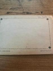 Ozan Orhon resimli kartpostal 17x11 cm ebatında