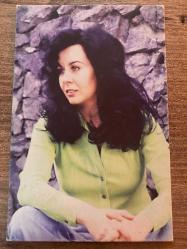 Türkan Şoray resimli kartpostal 15x11 cm ebatında