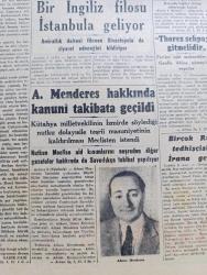 Cumhuriyet Gazetesi - 10 Mayıs 1947 - Şükür Yarabbi Yazan Nadir Nadi Köşe Yazısı - Yardım Projesi Dün Kabul Edildi - Tasarı Temsilciler Meclisinde 107 Muhalif Reye Karşı 287 Reyle Geç Vakit Tasdik Edildi -  Meclis Kemal Bedir'in İdam Kararını Hapis Cezasına Tahvil Etti - Başbakan Recep Peker İstanbul'a Geldi - Adnan Menderes Hakkında Kanuni Takibata Geçildi - Bir İngiliz Filosu İstanbul'a Geliyor - Dün Ortaköyde Büyük Bir Yangın Oldu - Cumhuriyet Halk Partisi Büyük Kurultayı - Halide Edip Adıvar'ın Sonsuz Panayır Remzi Kitabevinde - Muhtar Seçimi 30 Mayıs'ta Yapılacak - Adak Yazan Kemal Ragıp Yazı Dizisi - Filistin Meselesinin Yeni Safhası Yazan Ömer Rıza Doğrul - Atatürk Ve İnönü'nün Fotoğraflarını Kurtarmaya Çalışırken Boğulan Mehmet Muslu Anıldı - İtalya'da Faşist Propagandası Devam Ediyor - Boksörlerimiz Londra'da - Hasan Limon Çiçekleri - Grip Nezle Ve Soğuk Algınlıklarına Karşı Nevrozin - Bugünkü Radyo Programı - Bulmaca - Doktor Nureddin Mehmed Başak - Limanımıza Gelen Ve Giden