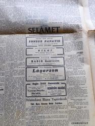 Cumhuriyet Gazetesi - 10 Mayıs 1947 - Şükür Yarabbi Yazan Nadir Nadi Köşe Yazısı - Yardım Projesi Dün Kabul Edildi - Tasarı Temsilciler Meclisinde 107 Muhalif Reye Karşı 287 Reyle Geç Vakit Tasdik Edildi -  Meclis Kemal Bedir'in İdam Kararını Hapis Cezasına Tahvil Etti - Başbakan Recep Peker İstanbul'a Geldi - Adnan Menderes Hakkında Kanuni Takibata Geçildi - Bir İngiliz Filosu İstanbul'a Geliyor - Dün Ortaköyde Büyük Bir Yangın Oldu - Cumhuriyet Halk Partisi Büyük Kurultayı - Halide Edip Adıvar'ın Sonsuz Panayır Remzi Kitabevinde - Muhtar Seçimi 30 Mayıs'ta Yapılacak - Adak Yazan Kemal Ragıp Yazı Dizisi - Filistin Meselesinin Yeni Safhası Yazan Ömer Rıza Doğrul - Atatürk Ve İnönü'nün Fotoğraflarını Kurtarmaya Çalışırken Boğulan Mehmet Muslu Anıldı - İtalya'da Faşist Propagandası Devam Ediyor - Boksörlerimiz Londra'da - Hasan Limon Çiçekleri - Grip Nezle Ve Soğuk Algınlıklarına Karşı Nevrozin - Bugünkü Radyo Programı - Bulmaca - Doktor Nureddin Mehmed Başak - Limanımıza Gelen Ve Giden
