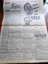 Cumhuriyet Gazetesi - 12 Mayıs 1947 - Truman Doktrinini Selamlıyoruz Yazan Abidin Daver Köşe Yazısı - Amerikan Yardımları - Türkiye'ye Verilecek Olan 100 Milyon Doların Bir Kısmı Demiryollarına Sarfedilecek - Birleşik Amerika Komünizmi Olduğu Yerde Durdurmaya Karar Verdi - İsmet İnönü Ve Recep Peker Dün İstanbul'dan Ayrıldılar - İsmet İnönü Geliboluya Hareket Etti - Mareşal Fevzi Çakmak'ın Yurt Gezisi - Ankara'da Ve İstanbul'da Dün Yapılan Maçlar - Beşiktaş Altınordu Maçından Fotoğraf - Galatasaray Demirsporla Berabere Kaldı - İzmit Bir Sanayi Şehri Oluyor - İstanbul Kız Lisesi'nin Müsameresi Fotoğraf - Ulvi Cemalin  Senfonisi - Beşiktaşla Vefa Dün De İzmirlileri Yendiler - Ankara At Yarışlarının Neticeleri - Dışarıdaki Türklerin Mukadderatı Meselesi Yazan Ahmed Halil - Fenerbahçe Kulübünün Fevkalade Kongresi - Adak Yazan Kemal Ragıp Yazı Dizisi - Kenan Öner İle Hasan Ali Yücel Davasına Devam Edildi - Ruhsatsız İnşaat Yazan Burhan Felek Köşe Yazısı - Star Traş Bıçağı - Austin Kamyonlar