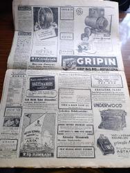 Cumhuriyet Gazetesi - 14 Mayıs 1947 - Amerikan Yardımı Hakkındaki Anlaşma - Dışişleri Bakanı Hasan Saka İle Amerika Büyükelçisi  Wilson Arasında Ankara'da Müzakerelere Başlanıyor - Cumhurbaşkanı İsmet İnönü Gece İstanbul'a Avdet Etti - Yunan Çeteleri Türk Köylerine Saldırdılar - Karabük'te Yapılan Cami İnşaatında Yolsuzluklar - Dublindeki Boks Şampiyonası - Tüy Siklet Vural Fransız Boksörünü Yendi - Hasan Ali Yücel Davası Fotoğraf - Filistin'e Gidecek Heyet - Türk Güreşi Yazan İsmail Habib Sevük Yazı Dizisi - Van Gölünde İşleyecek Gemi Hazırlandı - Adak Yazan Kemal Ragıp Yazı Dizisi - Arap Davasına Muzaheret Yazan Ömer Rıza Doğrul Köşe Yazısı -  Fransız Tiyatrosu Münasebetiyle Yazan Burhan Felek - Kadıköylüler Gecesi Suzan Yakar Mustafa Çağlar Ve Semiha Coşar Kadıköy Opera Sinemasında - Günahkar Kadın Filmi Çemberlitaş Sinemasında - Gripin - General Electric - Underwood Yazı Ve Hesap Makineleri - Bugünkü Radyo Programı - Bulmaca - Türkiye İş Bankası - Gargara Damlası Septol