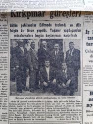 Cumhuriyet Gazetesi - 17 Mayıs 1947 - Sulhun Gecikmesi Yüzünden Köşe Yazısı - Truman Bugün Yardım Tasarısını İmza Ediyor - Cumhurbaşkanı İsmet İnönü Dün Erkek Sanat Okulunu Kızılay Aşamasını Ve Cerrahpaşa Hastanesini Gezdi Fotoğraf - Hayrabolu Jandarma Komutanı Yüzbaşı Ali Ertan'ın Muhakemesi - Kırkpınar Güreşlerine Katılacak Pehlivanlar Fotoğraf - Aksaray Topkapı Yolu Nasıl Yapılıyor - Dün İnönü Stadında Yapılan 19 Mayıs Provaları - Ölümünün 67. Yıldönümünü Vesilesiyle Şair Ziya Paşa Yazan Taha Toros - Sosyalist İngiltere'nin 1947 Senesi Bütçesi - Markopaşa Gazetesi Kapatıldı - Türkçe Sözlü Şark Dramı Naime Şark Sinemasında - Bolşevikler Açık Ve Dürüst Konuşabilir Mi - Adak Yazan Kemal Ragıp Yazı Dizisi - Şaşılacak Hünerler Yazan Burhan Felek Köşe Yazısı - Galatasaray Vefa Karşılaşıyor - Doktor Hermann İstanbul'da Konserler Verecek - Eski Tekel Ve Gümrük Bakanı Suad Hayri Ürgüplü Hakkımdaki Soruşturmalar Açıldı - Bugünkü Radyo Programı - Bulmaca - Seiberling Lastikleri - Zehra Bilir