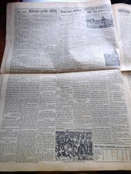 Cumhuriyet Gazetesi - 24 Haziran 1940 - Yarım Barış Bütün Barış Yazan Yunus Nadi Köşe Yazısı - Mütareke Şartları Müthiş - Roma Civarında Bir Villada İtalya İle Müzakereler Başladı - Fransız Kabinesine Giren Nazırlardan Laval Ve Marquet Fotoğraf - Londra'da Yeni Bir Fransız Hükümeti - Bugünkü Amerikan Donanmasından Bir Filo Fotoğraf - Milli Küme Maçları Bitiyor - Fenerbahçe Beşiktaş'ı Yendi Fotoğraf - Galatasaray Vefa'yı 3 0 Mağlup Etti - Amerika Süratle Silahlanıyor - Küçük Hikaye Suç Üzerinde Yazan Ahmed Hidayet - Tarihte Türkler ve İngilizler Yazan Ziya Şakir Yazı Dizisi - Yeni Rumen Sefiri M. Kruçesku İstanbul'da -  Maliye Vekili Fuad Ağralı İstanbul'da - Eminönünde Muvakkat Köprüsü Açıldı Fotoğraf - Cumhurreisimiz İsmet İnönü At Yarışlarında - Fenerbahçe Kurtuluş Atletizm Maçı - Dünkü Yüzme Yarışlarına Giren Sporcular Fotoğraf - Cumhuriyet Kız Enstitüsü Sergisi - Türkiye İş Bankası - Bugünkü Radyo Programı - Günün Bulmacası - Frengi Ve Belsoğukluğuna Karşı Protejin - Sümerbank