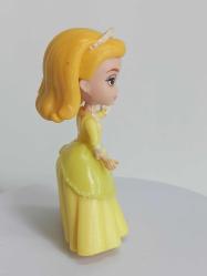 Disney Sofia İlk Prenses Amber Sarı Elbiseli Mini Figür