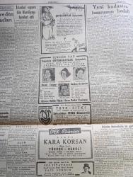 Cumhuriyet Gazetesi - 20 Eylül 1947 - İstanbul Mali Buhrandan Nasıl Kurtarılabilir Yazanlar Abidin Daver Köşe Yazısı - Amerikan Yardımı Memleketimize Sevkiyatını Başlaması İçin Yapılan Hazırlıklar - Sovyet İftiralarına Karşı Cevabımız - Vişinski'nin Nutku Bütün Dünyada Olduğu Gibi Türkiye'de De İnfial Uyandırdı - Hükümet Çevreleri Nutuk İçin Neler Düşünüyorlar -  Cumhurbaşkanı İsmet İnönü'nün Seyahati - İran'ın Moskova Büyükelçisi Meydanda Yok - Acı Bir Kaybımız Gazeteci Faik Güneri Vefat Etti - Kayseri Milletvekili Said Azmi Feyzioğlu İçin İleri Sürülen İddialar - Yunanistanda Sporcularımızın Muvaffakiyeti - Beynelmilel Portreler İdamını Bekleyen Bulgar Muhalefet Lideri Petkov - Rüya Gibi Nakleden Hamdi Varoğlu Yazı Dizisi - Maksad Merasim Mi Yazan Burhan Felek Köşe Yazısı - Bugünkü Futbol Ve Dün Geceki Boks  Maçları Yazan Eşref Şefik - Askeri Güçler Futbol Takımı Ligden çekildi - Hamiyet Yüceses Mualla Gökçay Ve Safiye Ayla Cağaloğlu Çiftesaraylar Bahçesinde - Revü Opereti - Sihirbaz