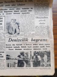 Cumhuriyet Gazetesi - 2 Temmuz 1948 - Ziyaretin Manası Yazan Abidin Daver Köşe Yazısı - Meclis Seçim Tasarısının Tetkikini Tehir Etti - Amerikan Filosu Dün Sabah 8 30 Da Geldi Fotoğraf - Meclisin Tatili De Geri Bırakıldı - Yeşilköye İnen Bulgar Uçağındaki Facia - Bulgar Uçağının Yaralı Pilotu Ganef Bakırköy Hastanesi'nde Fotoğraf - Denizcilik Bayramı Fotoğraf - Olimpiyata Gidecek Olanlar - Yugoslavyada Milli Cereyan Genişliyor - Canlı Hayvan İhracına İzin Verildi - Ondokuzuncu Asırda Türk Amerikan Bahri Münasebetleri - Piyasa Ekmeği Bugünlerde İmal Edilecek - Lüksle Mücadele Komisyonu Dün Bir Toplantı Yaptı - Rektör Sıddık Sami Onar'ın Çayı - Avrupa'yı Kalkındırma Programına Aid Son Gelişmeler Yazan Doktor Mehmet Oluç - Nadiya Ve Arkadaşları Bu Akşam Tepebaşı Bahçesinde - Kiwi Kundura Cilası - Perihan Altındağ Sözeri Müzeyyen Senar Işıl Zehra Bilir Yenikapı M. Çakır Gazinosunda - Bugünkü Radyo Programı - Bulmaca - Kolynos Diş Macunu - Mayer Gömlekleri - Pan American