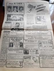 Cumhuriyet Gazetesi - 3 Temmuz 1948 - Bir Gün Sonra Yazan Nadir Nadi Köşe Yazısı - Meclis Seçim Tasarısını Görüşmeye Başladı -  Adalet Komisyonu Ek 4. Maddeyi Geri Aldığını Bildirdi - CHP Grubunun Dünkü Toplantısı - Muhalefet Namına Konuşanlar Adnan Menderes - Londra Olimpiyatlarında Cumhuriyet Ekibi Burhan Felek Ömer Besim Koşalay Ve Haluk Durukal - Amerikan Uçak Gemisinde Aslen Türk Olan Bir Subay Yüzbaşı Beydoğan - Marshall'ın Türkiye'ye Dair Demeci - İstanbul'da Büyük Bir Ticaret Kongresi Yapılacak - Eski Başbakan Recep Peker Dün Bir Kriz Geçirdi - Yeni Ekmek Yakında Piyasaya Çıkıyor - Arnavut Komünistlerinin İfşa Ettikleri Hakikat Yazan Ömer Rıza Doğrul Köşe Yazısı - Alev Gibi Yazan James Hilton Yazı Dizisi - Jübile Yazan Burhan Felek - Orgeneral Salih Omurtak Geliyor - Basketbol Maçlarında Takımlarımız Zaferi Kazandı - Cihad Arman - Lefter Küçükandonyadis - Şükrü Gülesin - Fikret Kırcan  - Perihan Altındağ Sözeri Müzeyyen Senar Işıl Cağaloğlu Çiftesaraylar Bahçesinde - Esma Engin