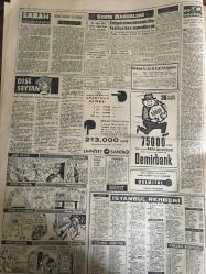 YENİ SABAH GAZETESİ 20 EKİM 1959 YIL :22 SAYI :7410---Kıbrıs da 3 Türk  Vatandaşı dün sabah muhakeme ye edildi --DP li mebuslar Grup da ki Seçimlere Hazırlanıyor ---Türkiye Polonya dan ilk defa fazla rey aldı ---Huzuru bozan şahısların polise ihbarı isteniyor ---Rüşvetten sanık 2 memur adliyede münakaşa etti ---Çankırı cezaevi firarileri için geniş emniyet tedbirleri alındı ---Bir kamyon  devrildi  ,7 işçi yaralandı ---Ekotomobil ithal kotası çıkarılacak ---Göze batan ücretler :Siyavuşgil ---Ehliyeti olmayan tamirciler faaliyetten menedilecek ---İstanbul Rehberi ---Çıplakları cin çarpmışa döndüren fotoğraf makinesi ---Lena Horne Kadına hürmet lazımdır diyor ---Üç kulüp profesyonel futbol talimatnamesinin iptali için dava açtı ---Greko -Romendo ilk gün :7 galibiyet 3 beraberlik 1 de mağlubiyet aldık --UEFA nın cevabı :İlk nice maçı İstanbul da ---CHP Başvekile yapılan töreni protesto  etti ---Meclis Reisliği için Namzetler --Kılavuz telini koparan  gemiye haciz konacak