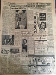 YENİ SABAH GAZETESİ 11 OCAK 1958 YIL :20 SAYI :6773---Batı Trakya da kanlı hadiseler cereyan etti ---Bir kahvede sarmaş dolaş 600 çocuk bulundu ---Meclis de yeni iç tüzüğe göre tartışmalı bir oturum yapıldı ---İngiltere Kıbrıs la ilgili teminatını yeniledi ---Dewer i Yeşilköy de uyandıramadılar --Bir akıl hastası bütün mahalleyi alt üst etti ---Döviz kaçakçısı  memurlar ve iş adamları  tevkif edildi ---Bir genç asansörle kapı arasında ezildi ---İstanbul Rehberi ---Bazı pastaneler sinema locaları ile rekabete başladı --Sinema Bu Haftada ki Filmler :Çılgın Kaatil ,Terkedilen Sevgili ,Bükülmeyen Bilek---Recep siz Beşiktaş K.Paşa yı yenebilir --Fenerbahçe Galatasaray ı 65-64 mağlup etti --Fenerbahçe kamptan vazgeçti ---Kıbrıs mevzuunda hiç bir toplantıya izin verilemeyecek --