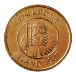 İzlanda 1 Krona - 1987 - ÇİL