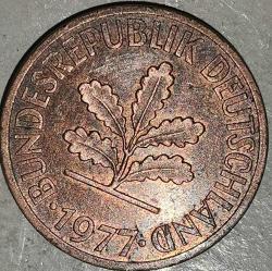 ALMANYA 1977 J   2 PFENNIG